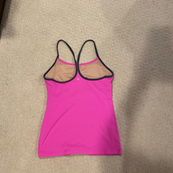 Lululemon bright pink racerback tank - Picture 2 of 2